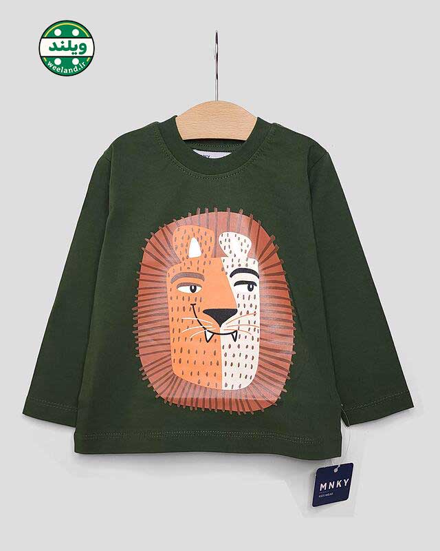 بلوز آستین بلند پسرانه