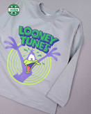 بلوز آستین بلند دخترانه طرح لونی تونز 7 تا 10 سال