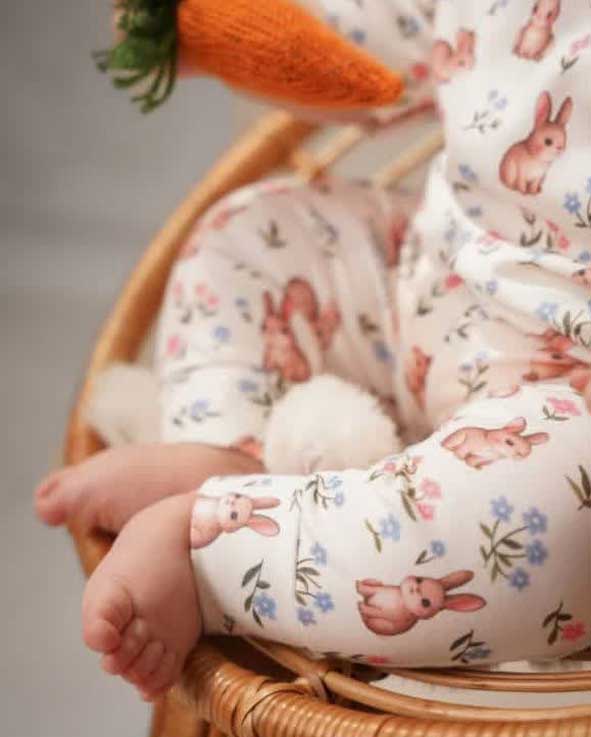 ست نوزادی طرح خرگوش گلی 6 تا 24 ماه