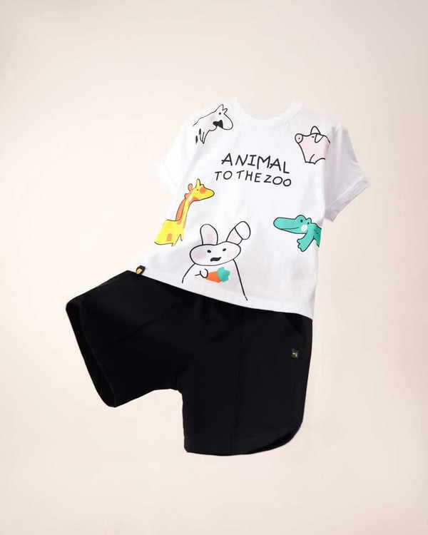 تیشرت چاپ دار 2 تا 5 سال