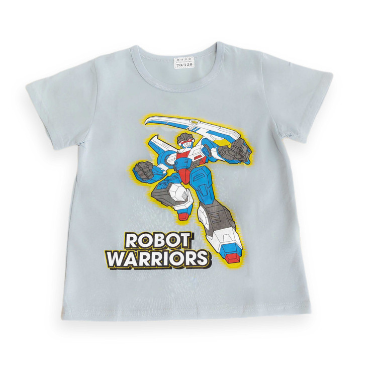 ست راحتی تیشرت و شلوارک مرد آهنین 3 تا 6 سال