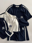 ست تیشرت و شلوارک NY دو تیکه 2 تا 5 سال