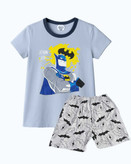 ست راحتی تیشرت و شلوارک طرح بتمن 7 تا 9 سال