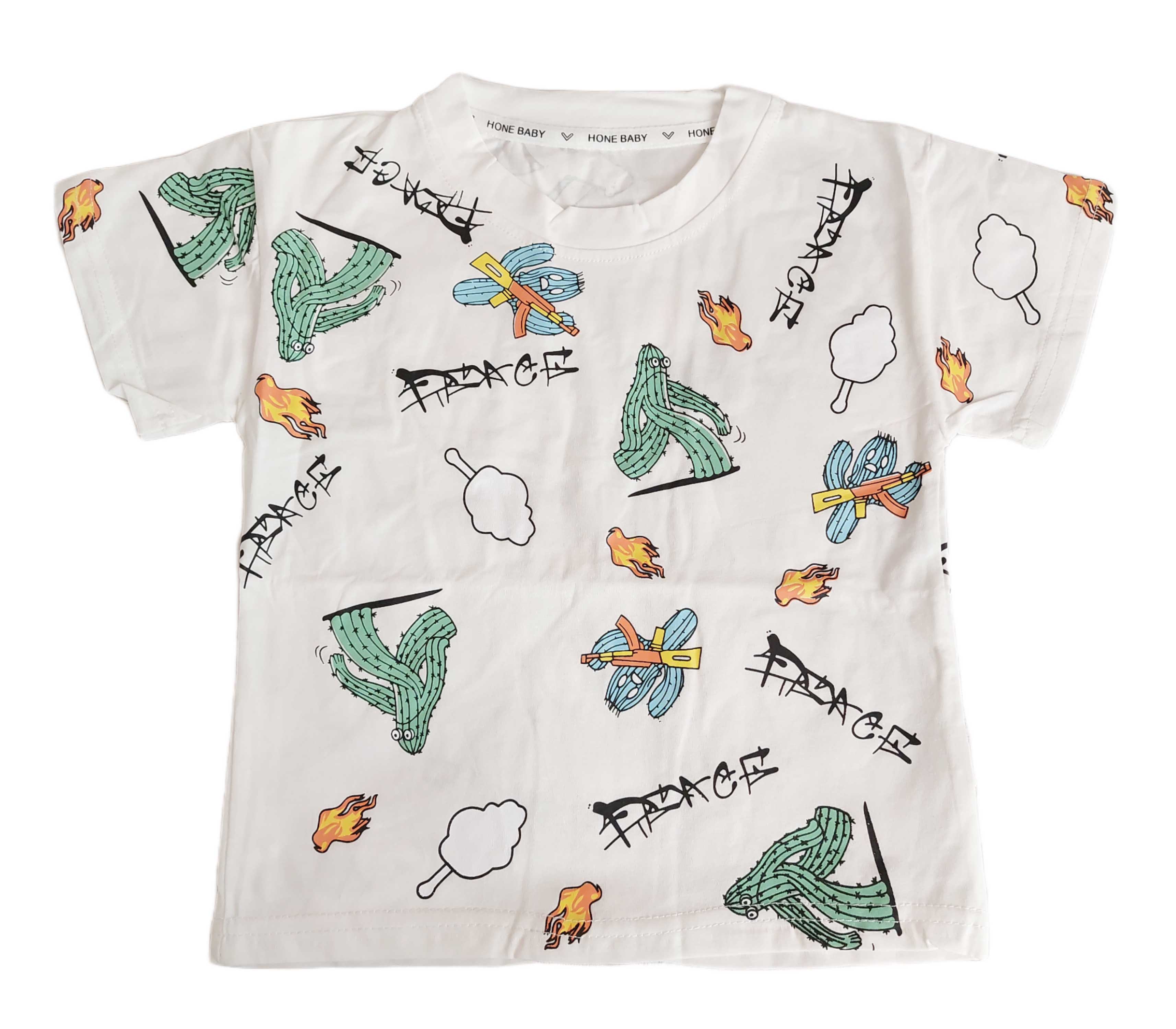 ست تیشرت و شلوارک طرح کاکتوس 1 تا 5