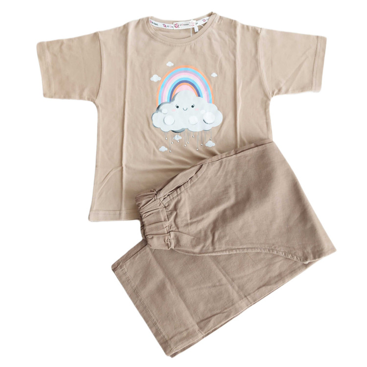 ست تیشرت و شلوار دخترانه 5 تا 10 سال