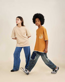 تیشرت بیسکویتی (حصیری) 8 تا 12 سال