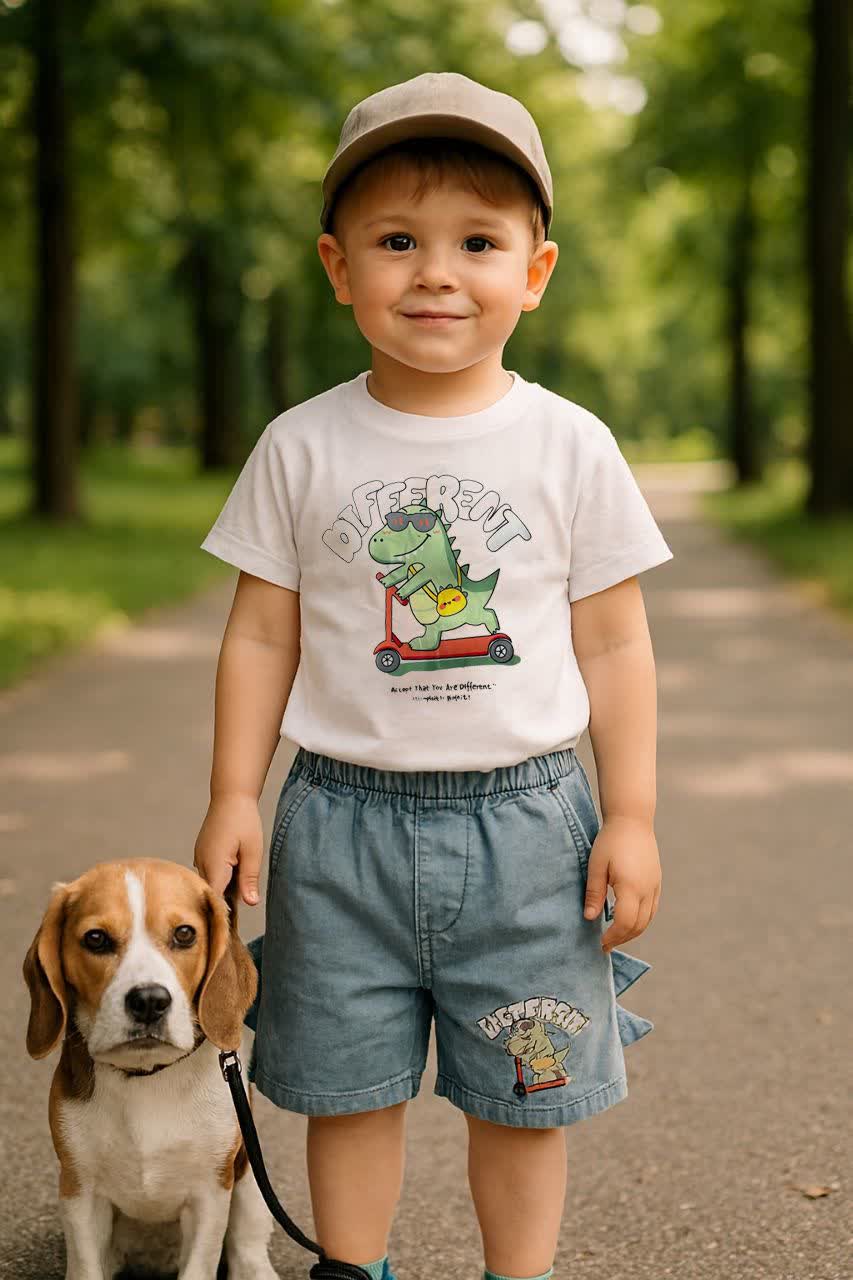 تیشرت و شلوارک اسکوتری 1 تا 5 سال