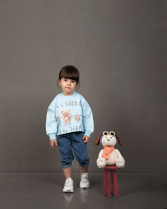 کراپ بچگانه 3 تا 6 سال طرح خرس هپی