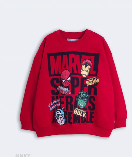 بلوز دورس بچگانه 7 تا 10 سال طرح مارول برند مانکی