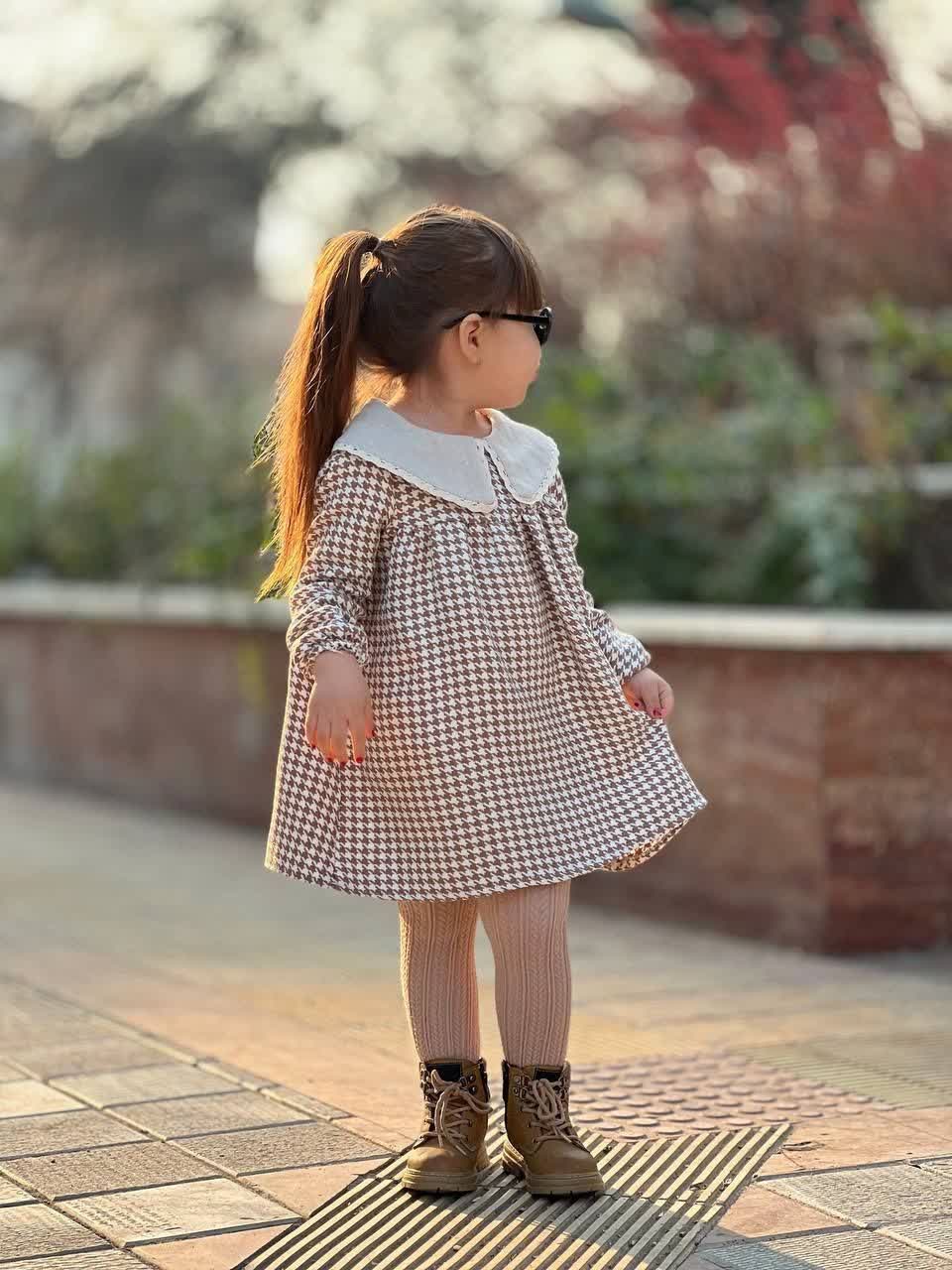 سارافون بچگانه نخی ضدحساسیت – شیک و راحت برای مهمانی، گردش و استفاده روزمره