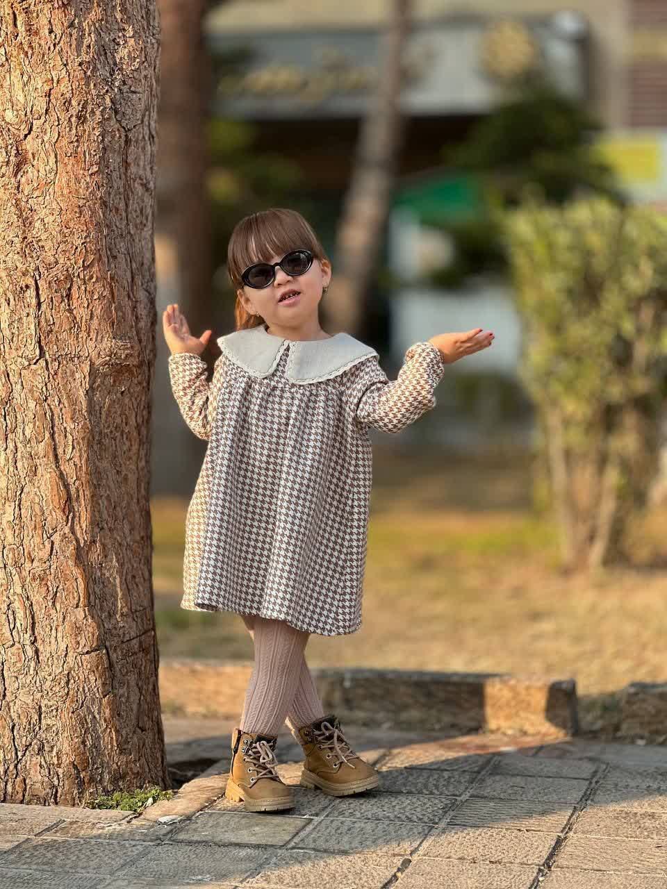 سارافون بچگانه نخی ضدحساسیت – شیک و راحت برای مهمانی، گردش و استفاده روزمره