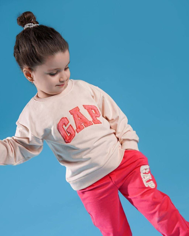 ست بلوز شلوار دورس 2 تا 8 سال طرح گپ