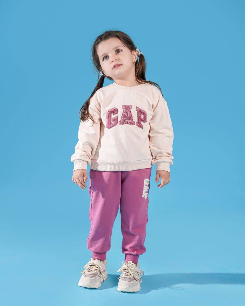 ست بلوز شلوار دورس 2 تا 8 سال طرح گپ