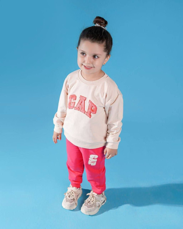 ست بلوز شلوار دورس 2 تا 8 سال طرح گپ