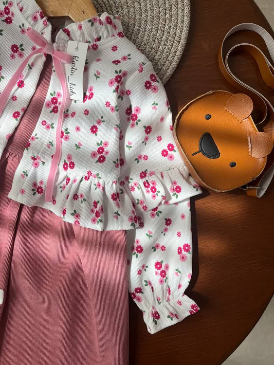 کت سارافون مخمل بچگانه 2 تا 8 سال