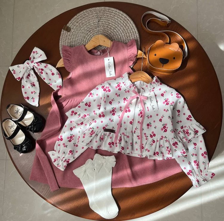 کت سارافون مخمل بچگانه 2 تا 8 سال