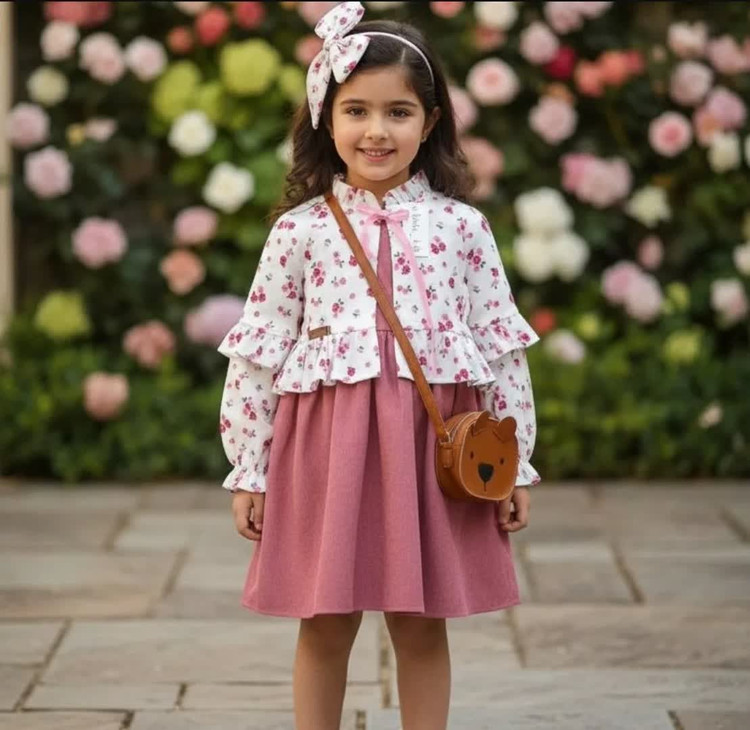 کت سارافون مخمل بچگانه 2 تا 8 سال