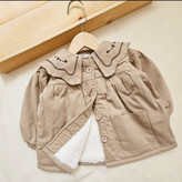 پالتو کتان بچگانه داخل خز 1 تا 6 سال