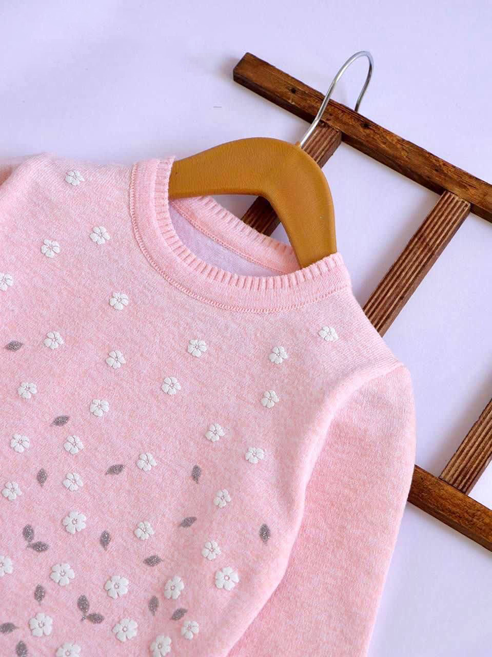 بلوز بافت دخترانه 7 تا 9 سال