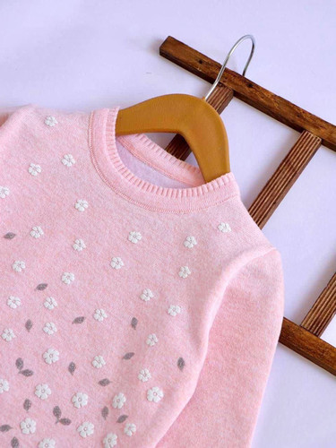 بلوز بافت دخترانه 7 تا 9 سال