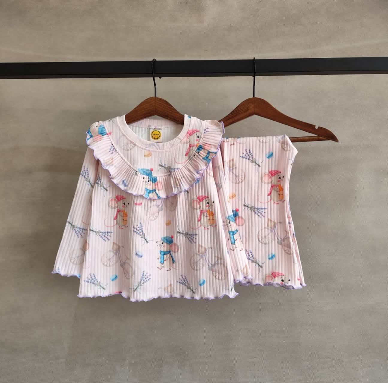 ست راحتی با شلوار بوت کات 1 تا 6 سال