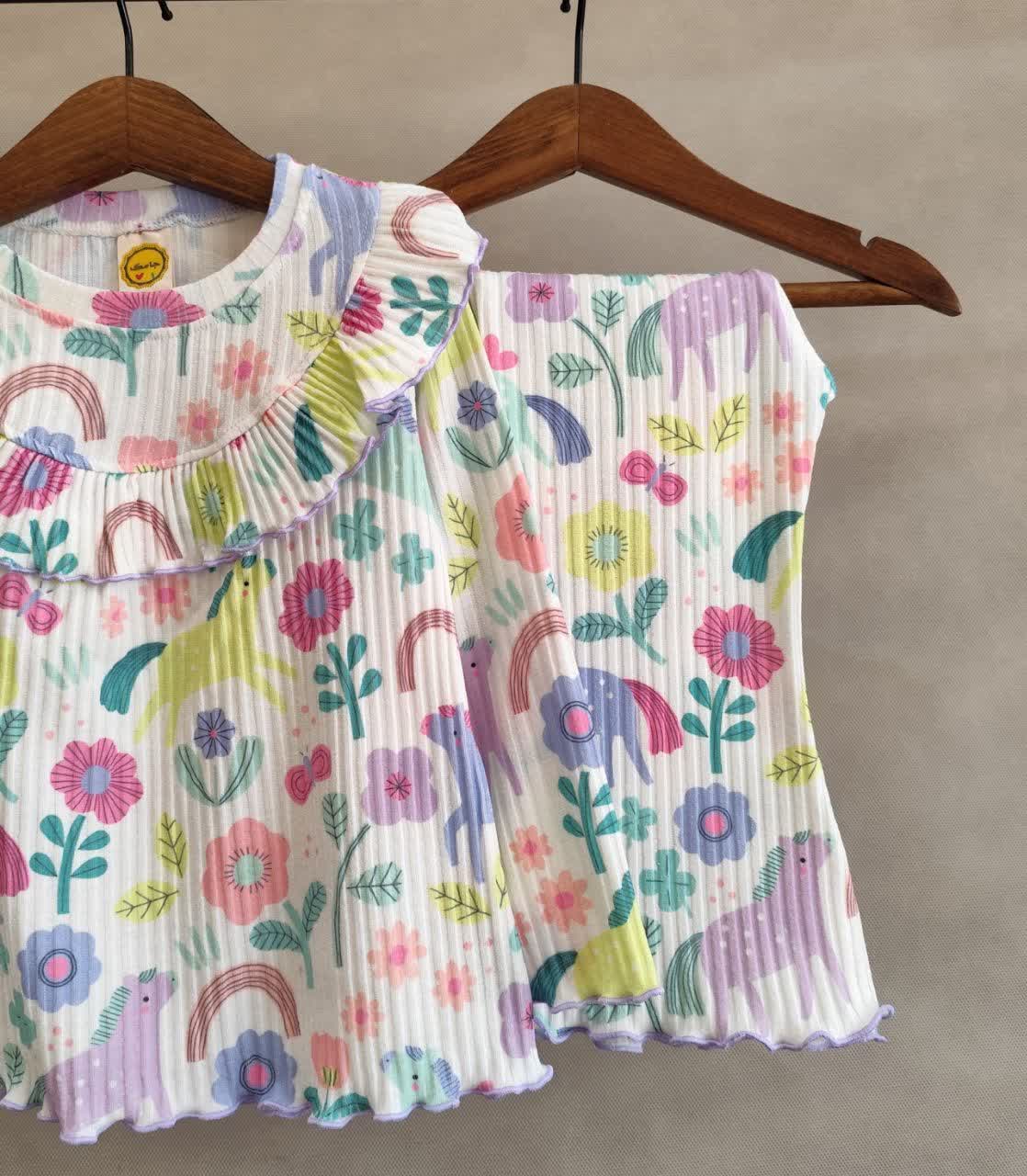 ست راحتی با شلوار بوت کات 1 تا 6 سال