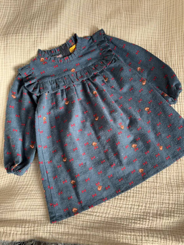 پیراهن دخترانه لینن 1.5 سال الی 7 سال