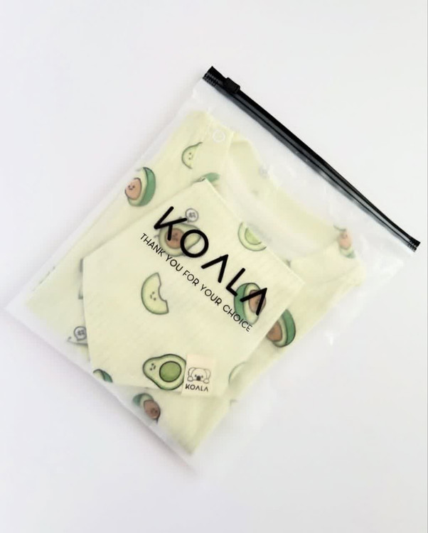 ست نوزادی سه تکه نوزادی طرح آواکادو تا 3 سال