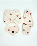 ست نوزادی سه تکه نوزادی طرح تدی تا 3 سال