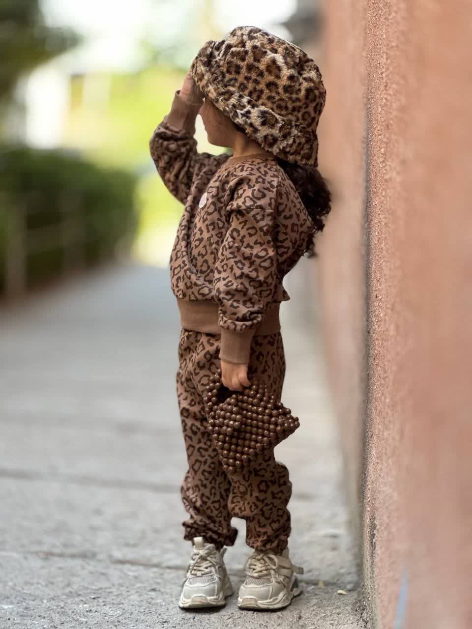 ست بلوز دورس و شلوار پلنگی 1 تا 5 سال