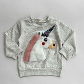 بلوز دورس دخترانه طرح تک شاخ 2 تا 5 سال