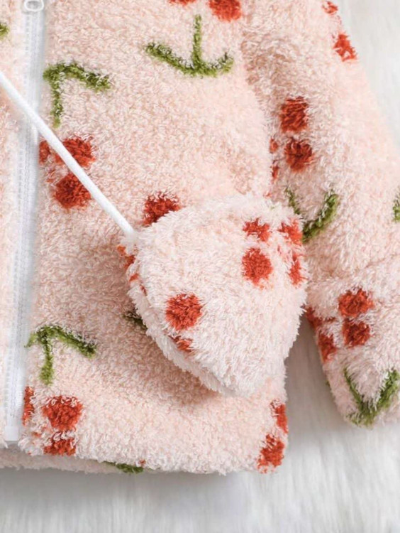 سویشرت تدی 1 تا 3 سال طرح گیلاس