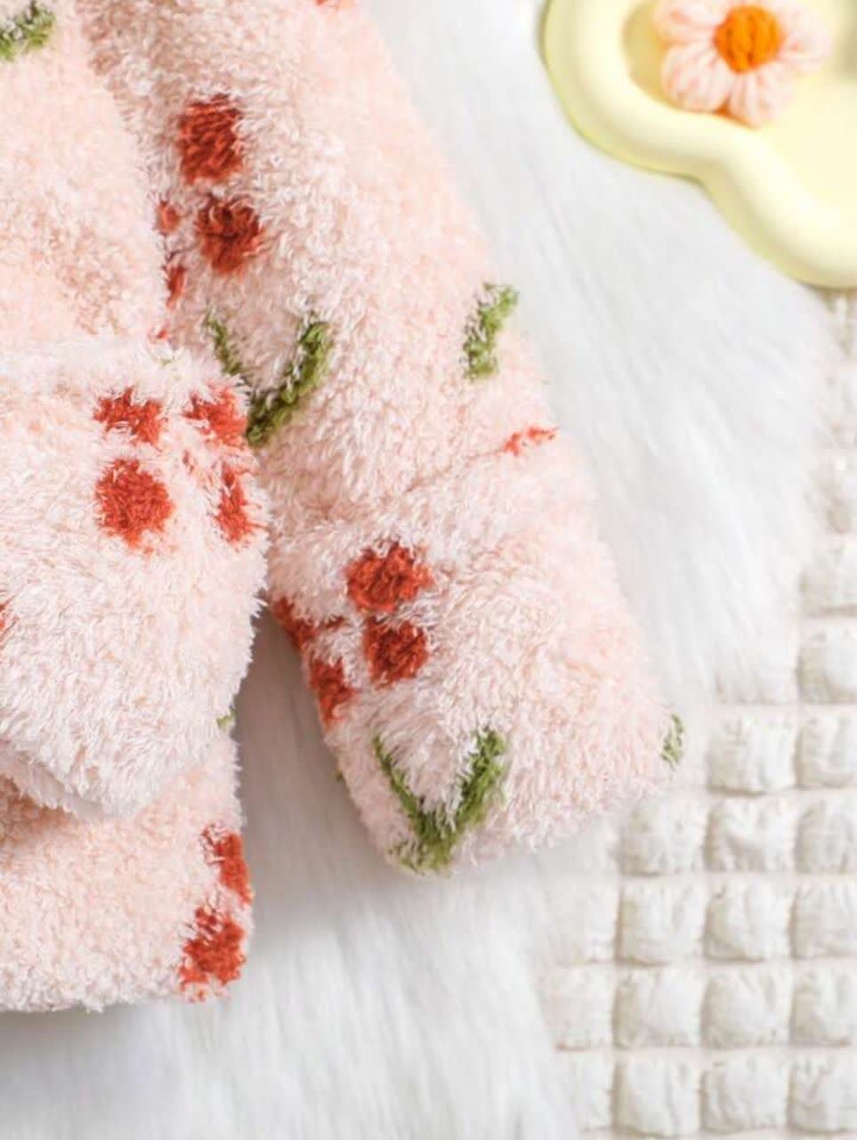 سویشرت تدی 1 تا 3 سال طرح گیلاس