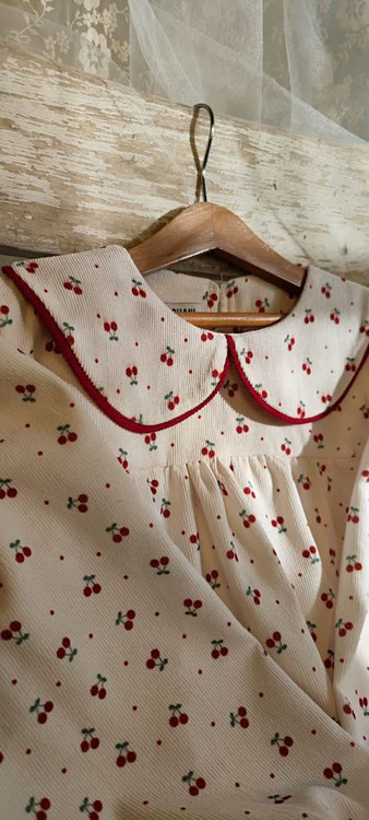 شومیز مخمل کبریتی دخترانه 3 تا 9 سال