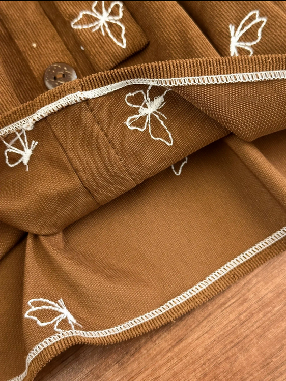 شومیز دامن پروانه 4 تا 11 سال