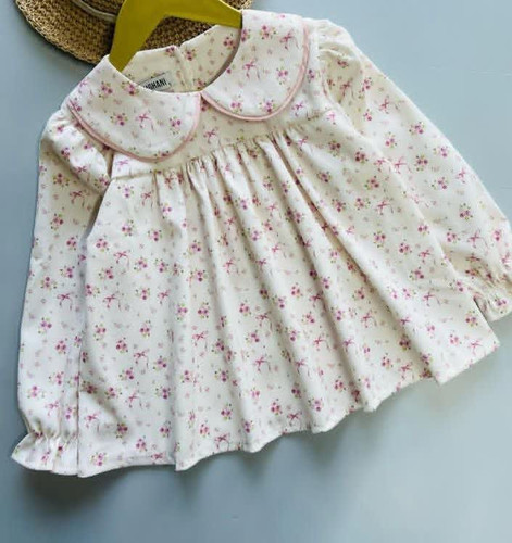 شومیز مخمل کبریتی 3 تا 9 سال