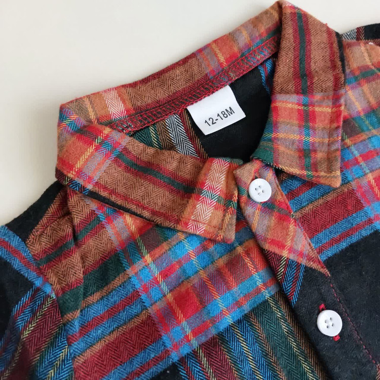 بادی زیر دکمه پشمی پسرانه 6 ماه تا 2 سال