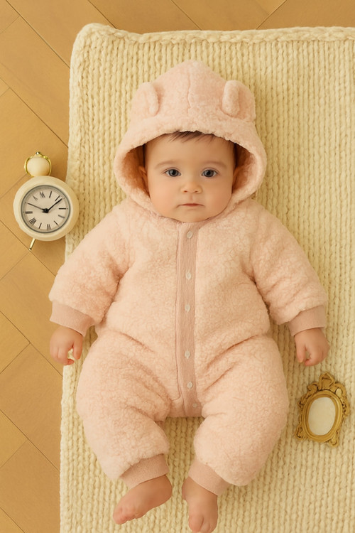 سرهمی تدی نوزادی رامپر