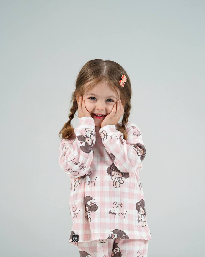 بلوز و شلوار راحتی دخترانه 1 تا 8 سال