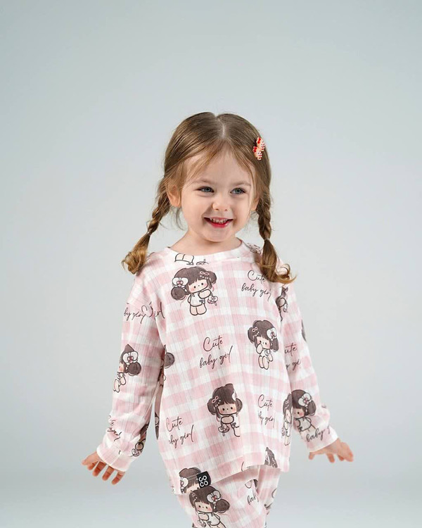 بلوز و شلوار راحتی دخترانه 1 تا 8 سال