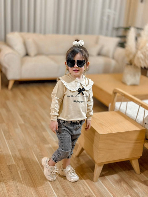 بلوز دورس دخترانه 3 تا 12 سال