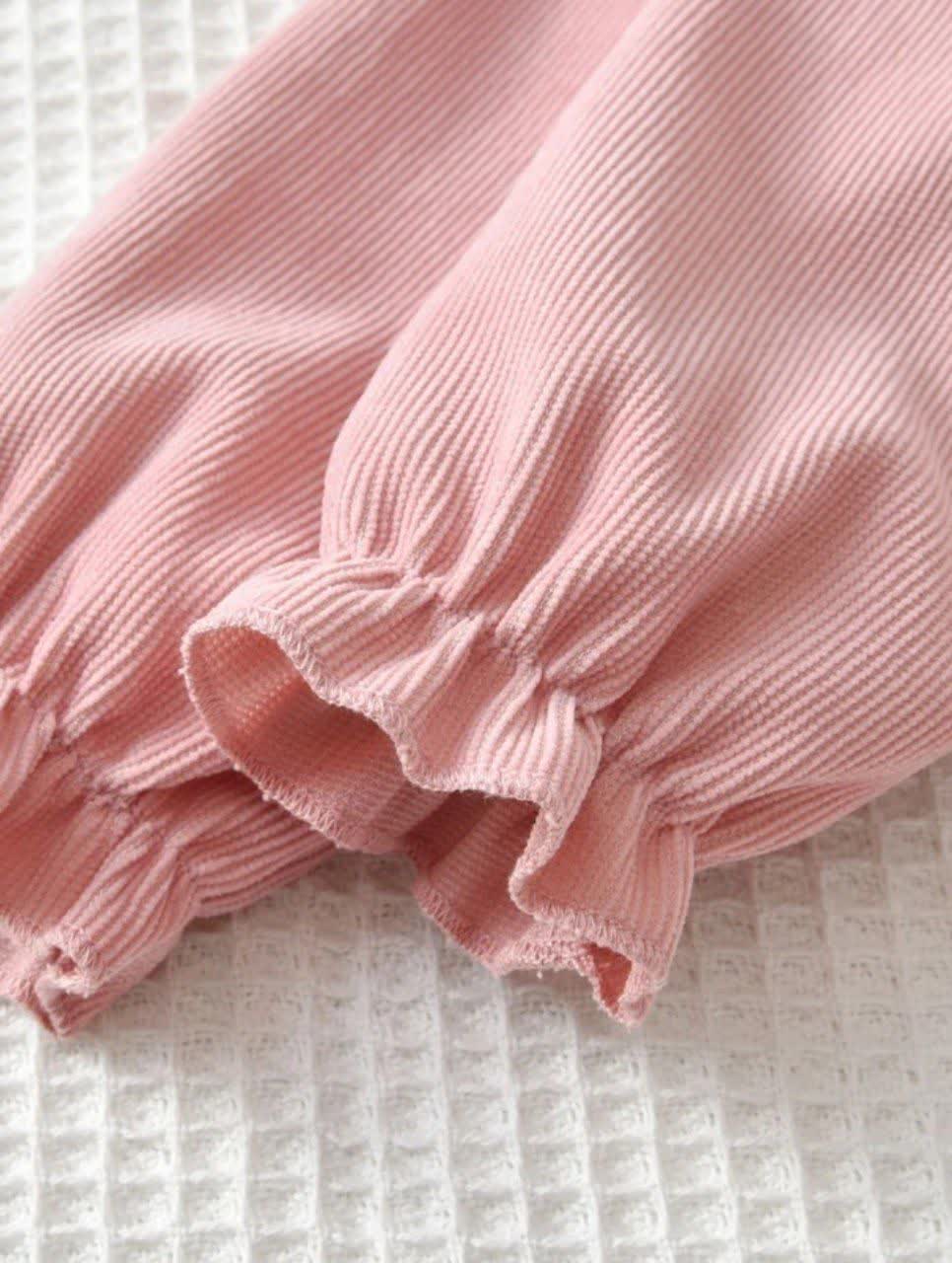 ست بادی با کلاه دخترانه 9 تا 18 ماه