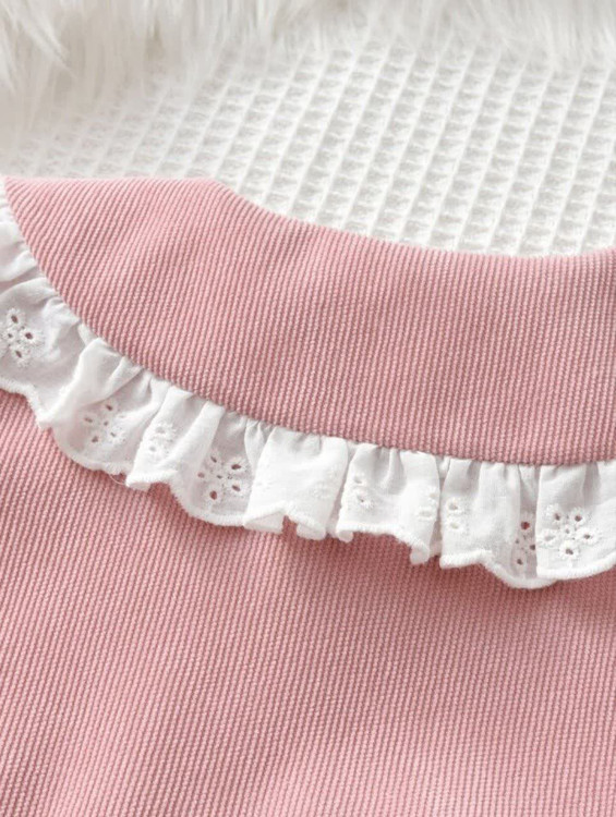 ست بادی با کلاه دخترانه 9 تا 18 ماه