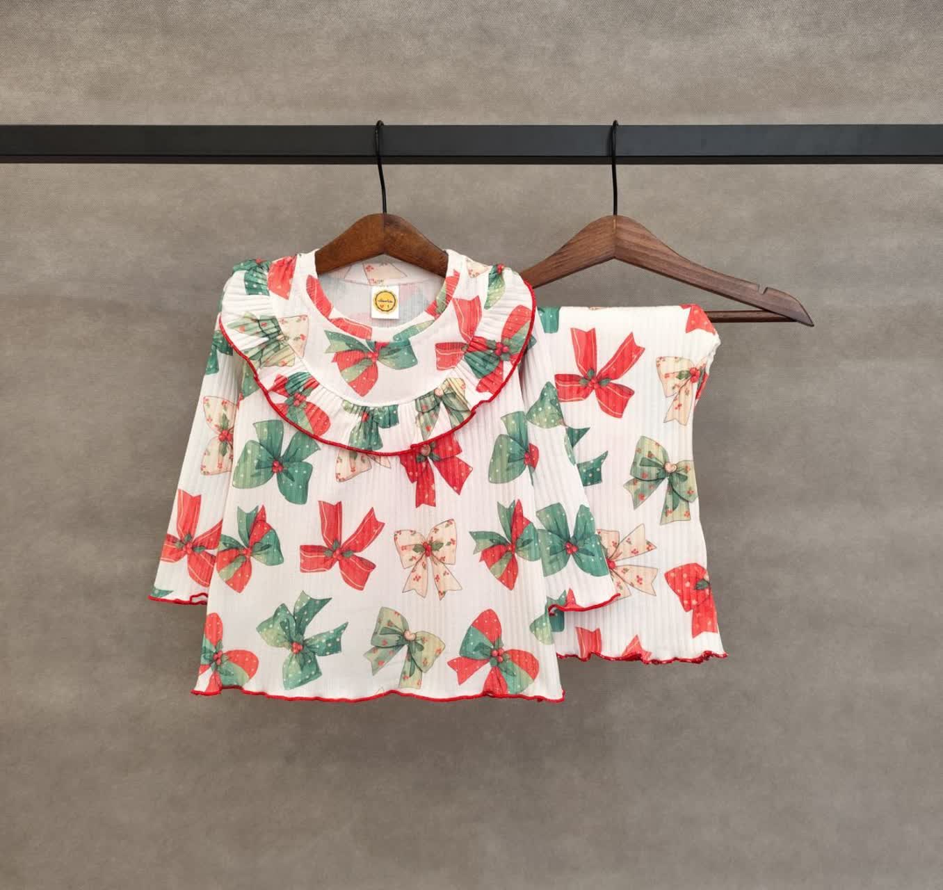 ست راحتی ریلی بلوز و شلوار بوت کات 7 تا 12 سال