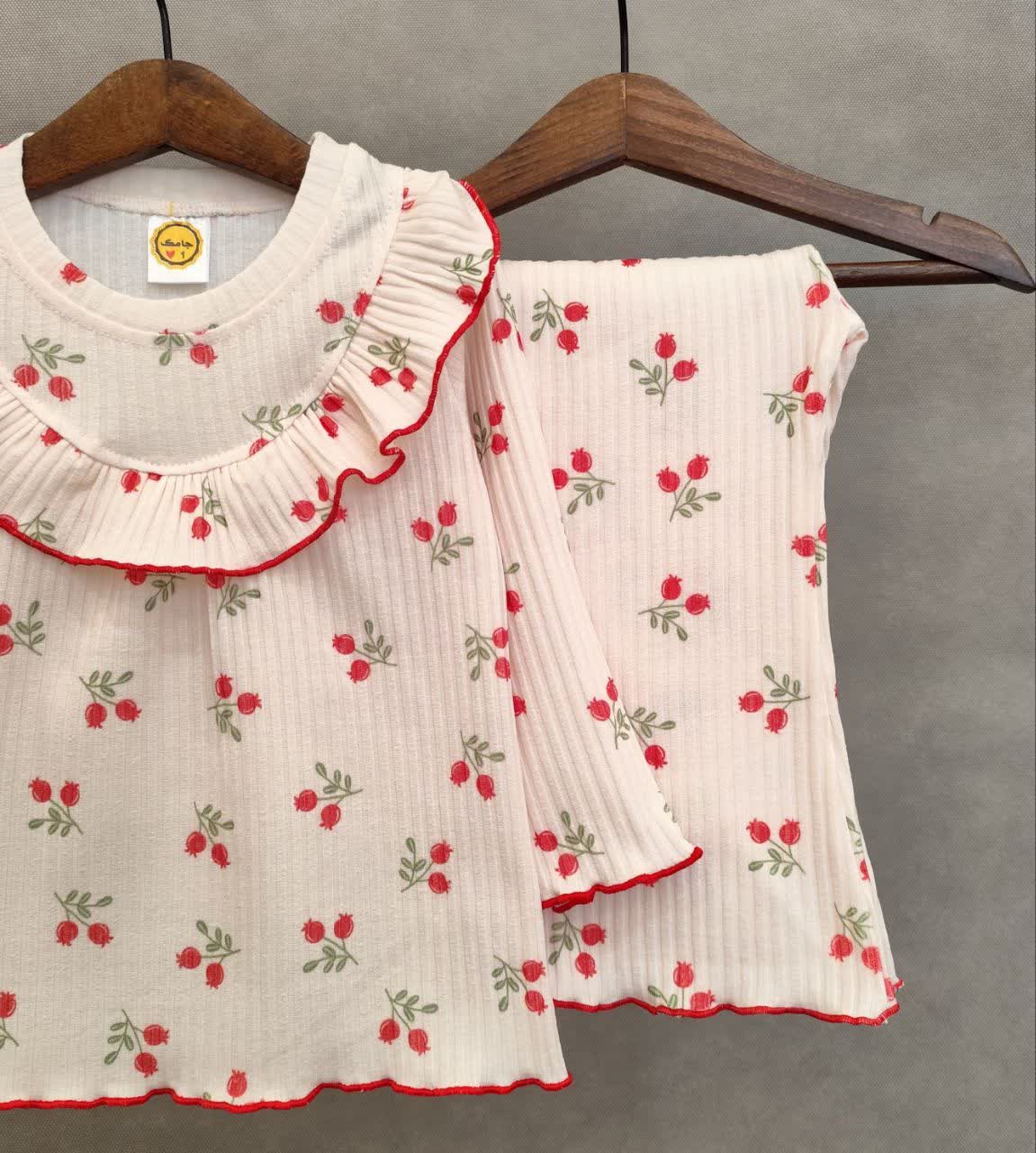 ست راحتی با شلوار بوت کات 7 تا 12 سال