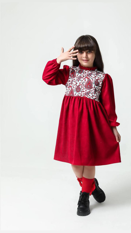 پیراهن دخترانه 6 تا 13 سال