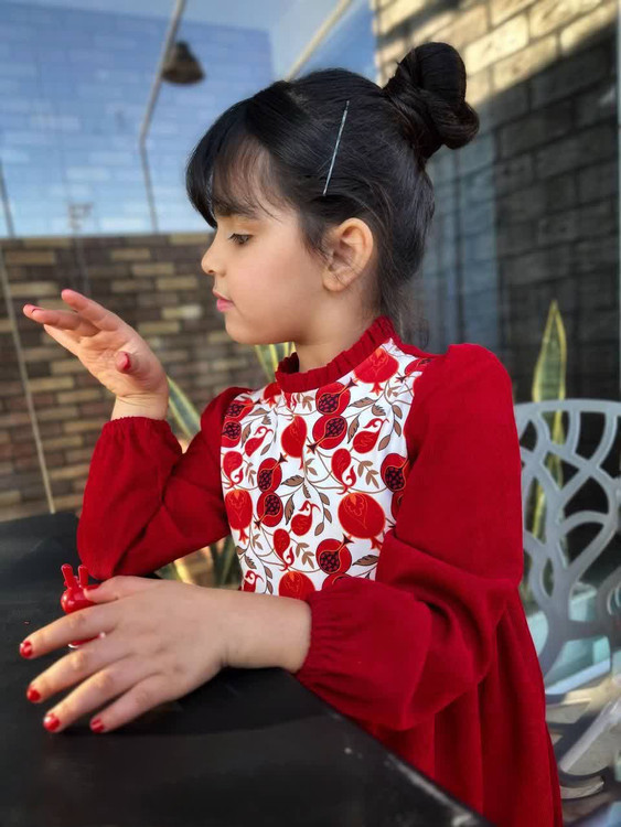 پیراهن دخترانه 6 تا 13 سال