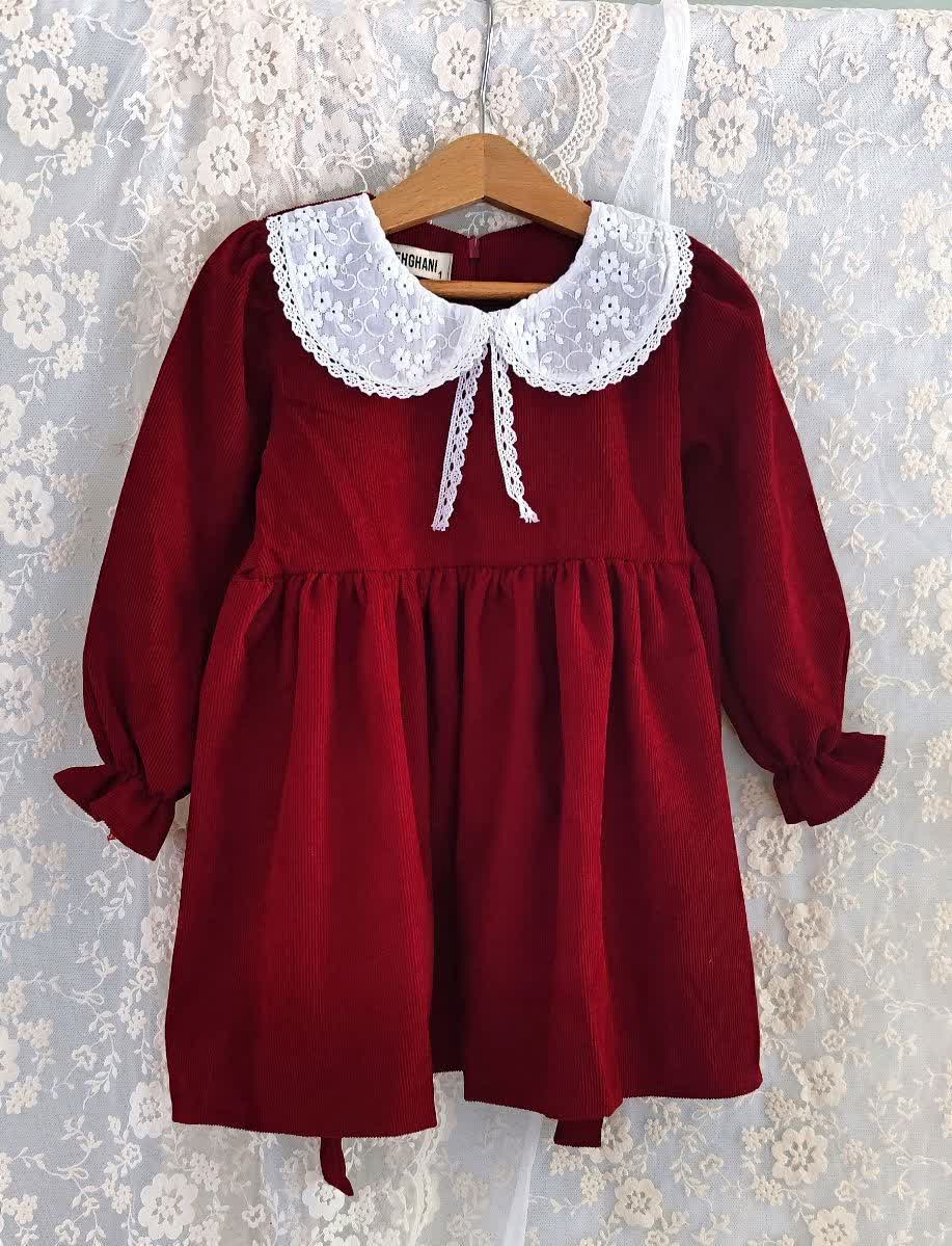 پیراهن یلدایی دخترانه 3 تا 9 سال