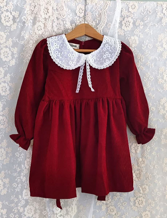 پیراهن یلدایی دخترانه 3 تا 9 سال