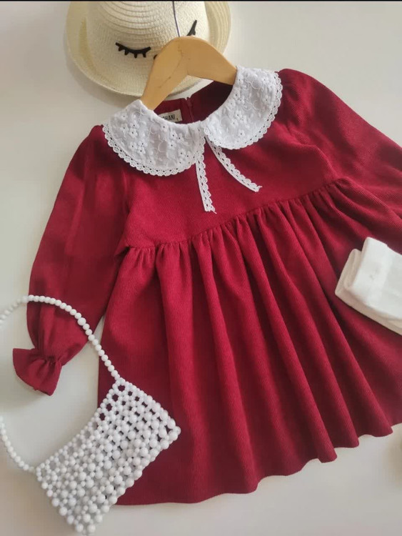 پیراهن یلدایی دخترانه 3 تا 9 سال